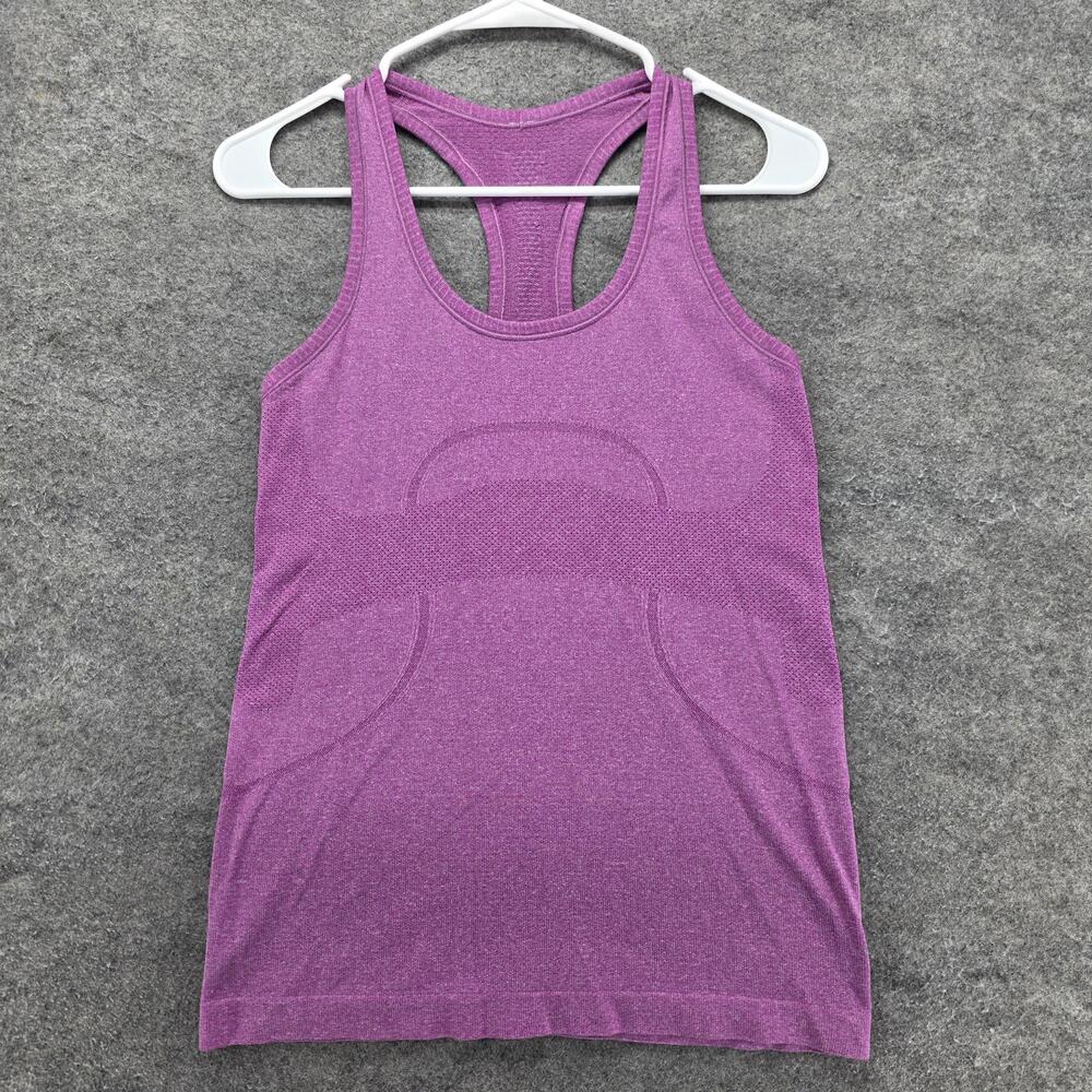 Lululemon Tank Top Womens 6 Purple Basic Scoop Neck Lightweight Breathable Yoga